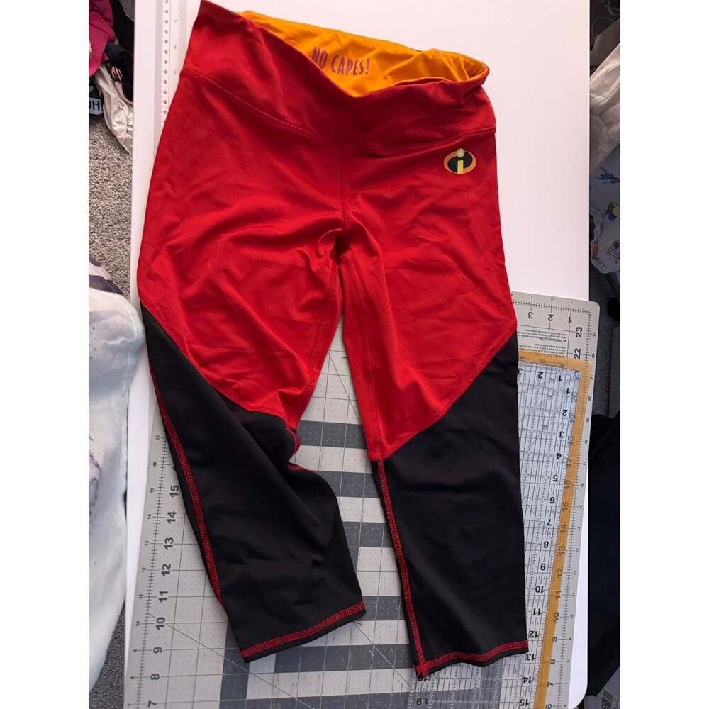 Disney Leggings Womens S Red Black Pixar The Incredibles Her Universe